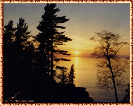 Gichigami - Lake Superior near Montreal River, Ontario - Home of the Anishiabe Ojibwe